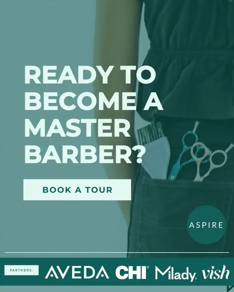 Aspire ad: ready to become a master barber? Book a tour